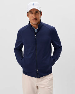 Johnnie-O Hoppin' Ribbed Knit Performance Jacket