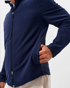 Johnnie-O Hoppin' Ribbed Knit Performance Jacket