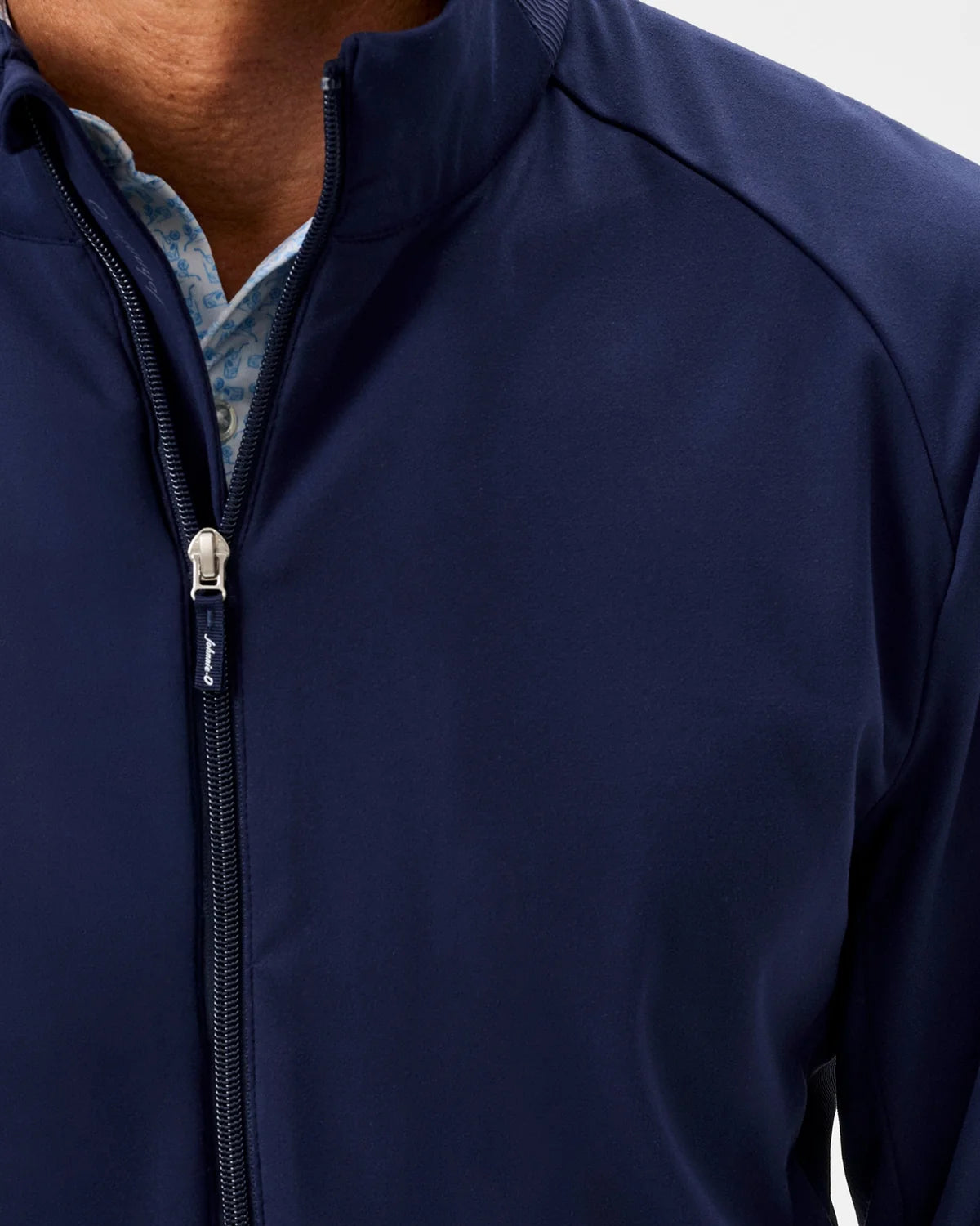 Johnnie-O Hoppin' Ribbed Knit Performance Jacket