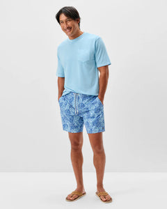 Johnnie-O Curacao Half Elastic 7" Surf Shorts