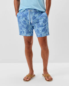 Johnnie-O Curacao Half Elastic 7" Surf Shorts