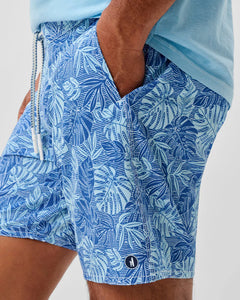 Johnnie-O Curacao Half Elastic 7" Surf Shorts
