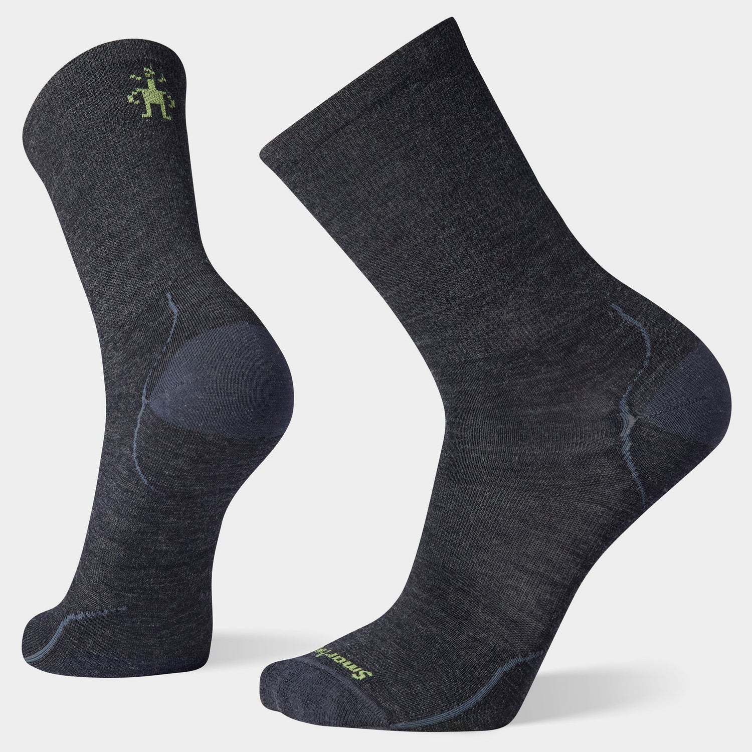 Smartwool Unisex Everyday Anchor Line Crew Sock (Charcoal)