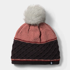 Smartwool Cable Knit Colourblock Pom Beanie