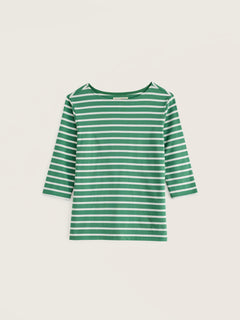 Seasalt Cotton 3/4 Sleeve Sailor Shirt