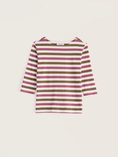 Seasalt Cotton 3/4 Sleeve Sailor Shirt