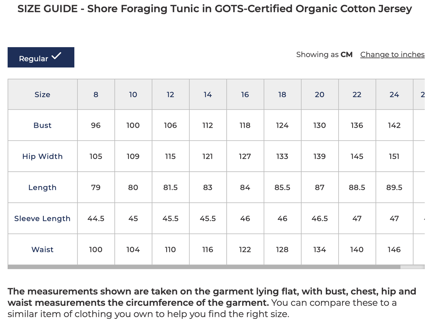 Seasalt Shore Foraging Tunic
