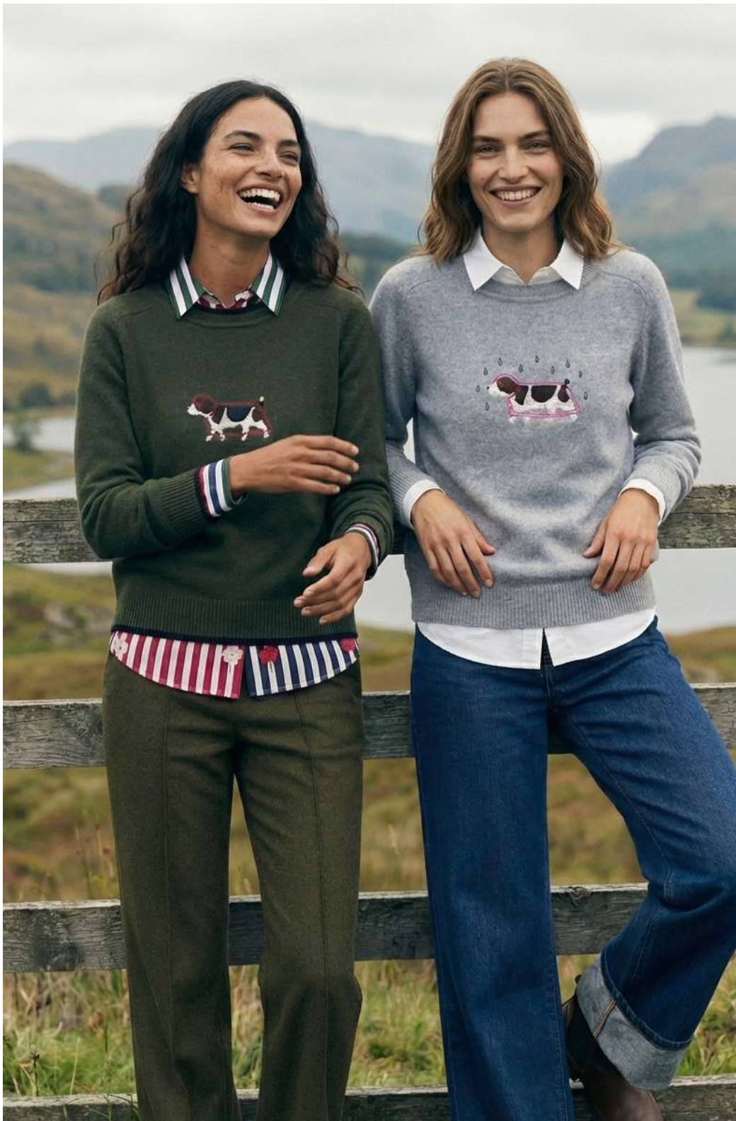 Vilagallo Colourblocked Striped Shirt With Embroidered Flowers