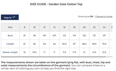 Seasalt Garden Gate Top
