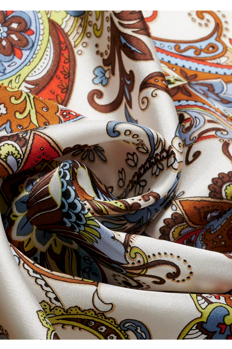 V. Frass Pretty Paisley Silk Neckie