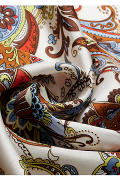 V. Frass Pretty Paisley Silk Neckie