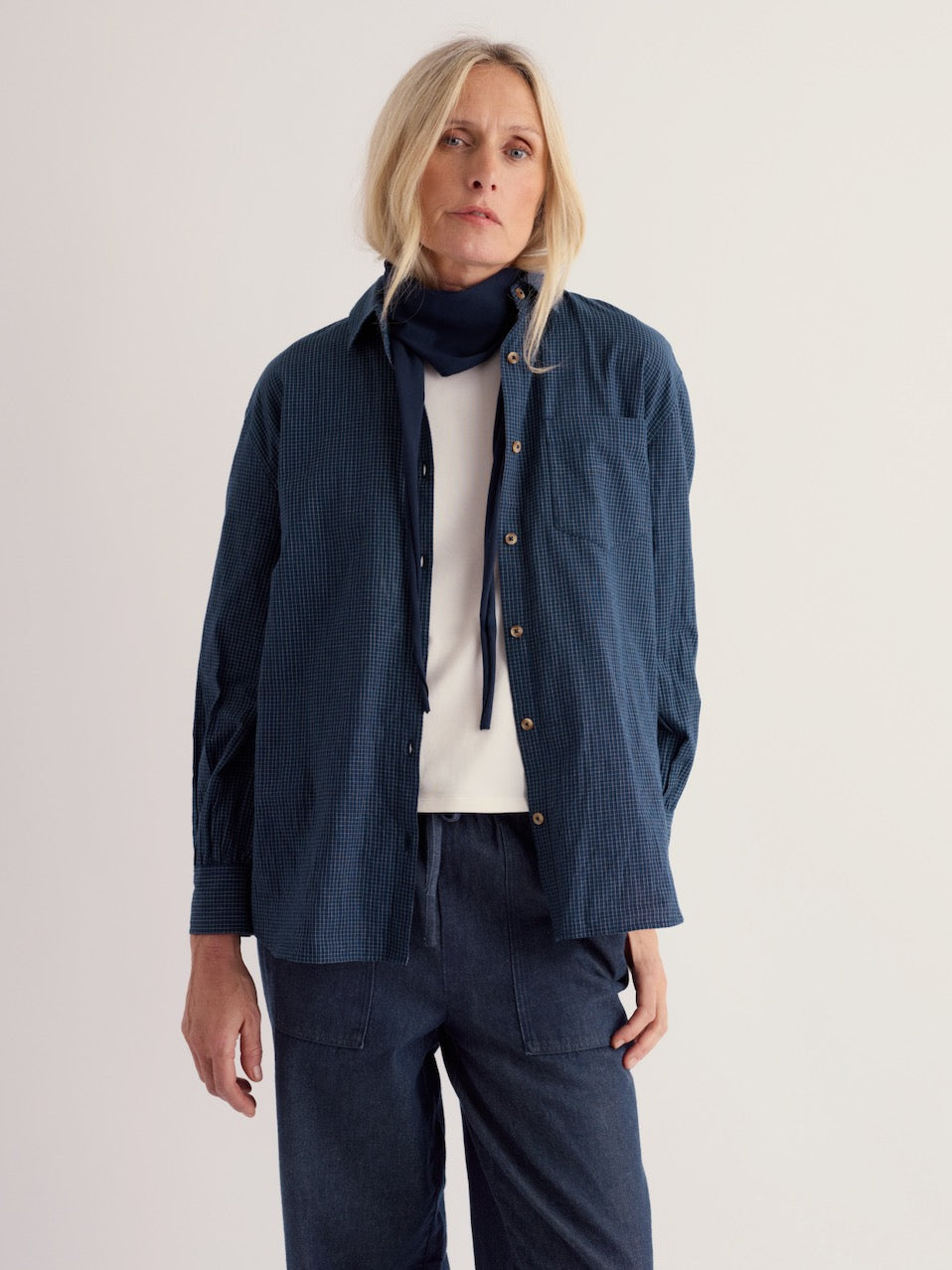 Seasalt Sea Path Organic Cotton Longline Shirt