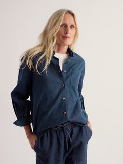 Seasalt Sea Path Organic Cotton Longline Shirt