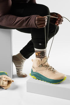 Smartwool Hike Bear Stripe Mid Crew Sock