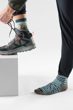Smartwool Hike Bear Stripe Mid Crew Sock