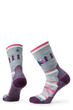 Load image into Gallery viewer, Smartwool Women&#39;s Hike Light Cushion Under The Stars Mid Crew Sock