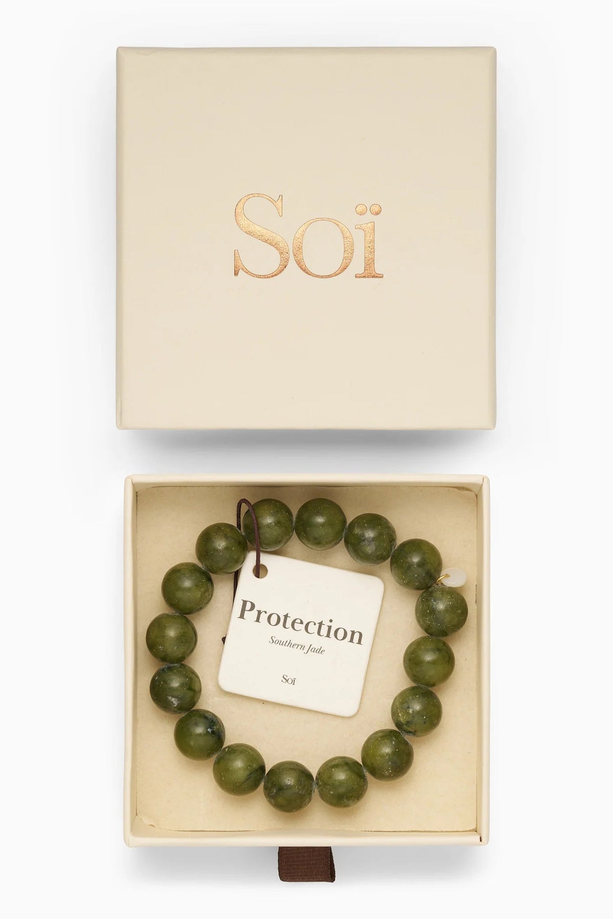 Soï Chunky Southern Jade Protection Bracelet