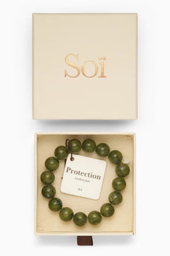 Soï Chunky Southern Jade Protection Bracelet