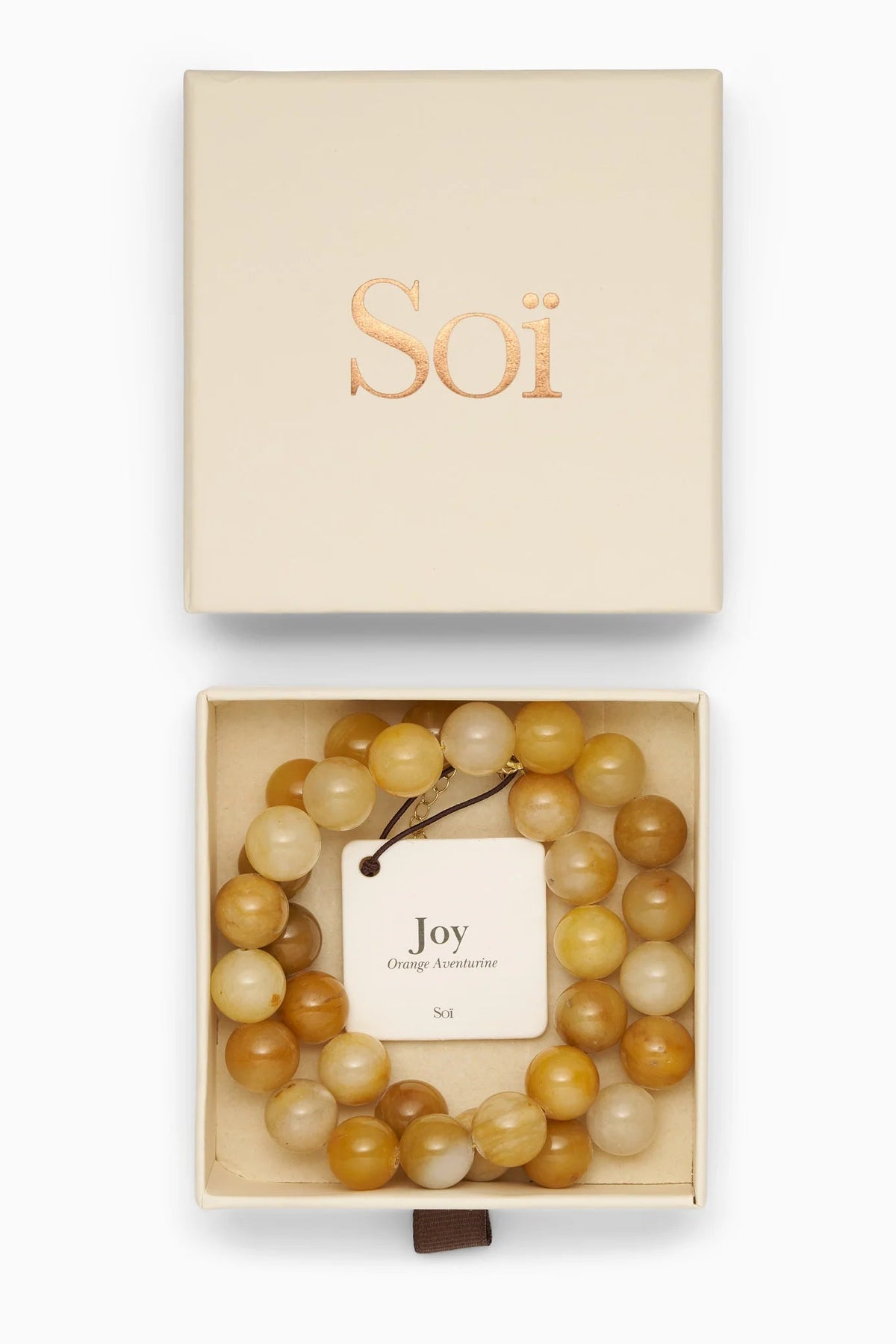 Soï Faro Orange Aventurine Joy Necklace