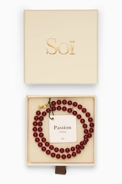 Soï Hailey Red Jade Passion Necklace