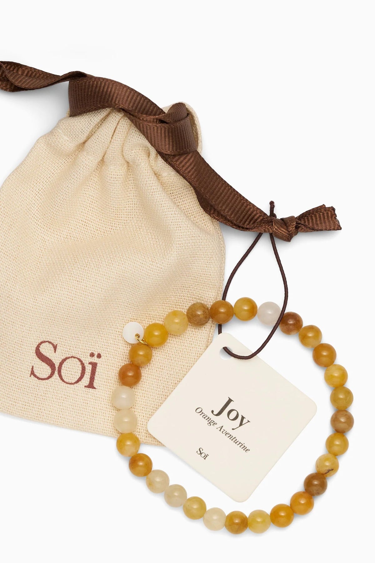 Soï Essential Orange Aventurine Joy Bracelet