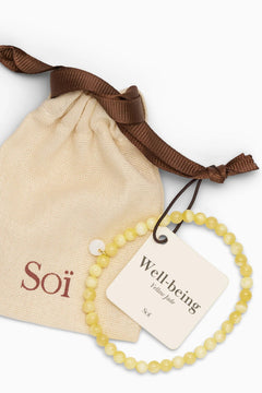 Soï Petite Yellow Jade Wellbeing Bracelet