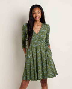 Toad & Co Freesia Long Sleeve Wrap Dress