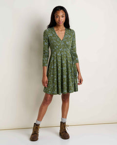 Toad & Co Freesia Long Sleeve Wrap Dress
