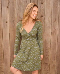Toad & Co Freesia Long Sleeve Wrap Dress