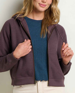 Toad & Co Bitterroot Zip Up Waffle Hoodie