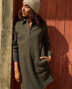 Toad & Co Bitterroot Waffle Henley Dress