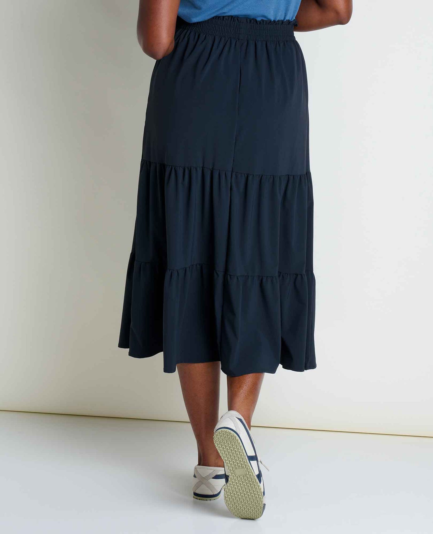 Toad & Co Sunkissed Tiered Midi Skirt