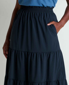 Toad & Co Sunkissed Tiered Midi Skirt
