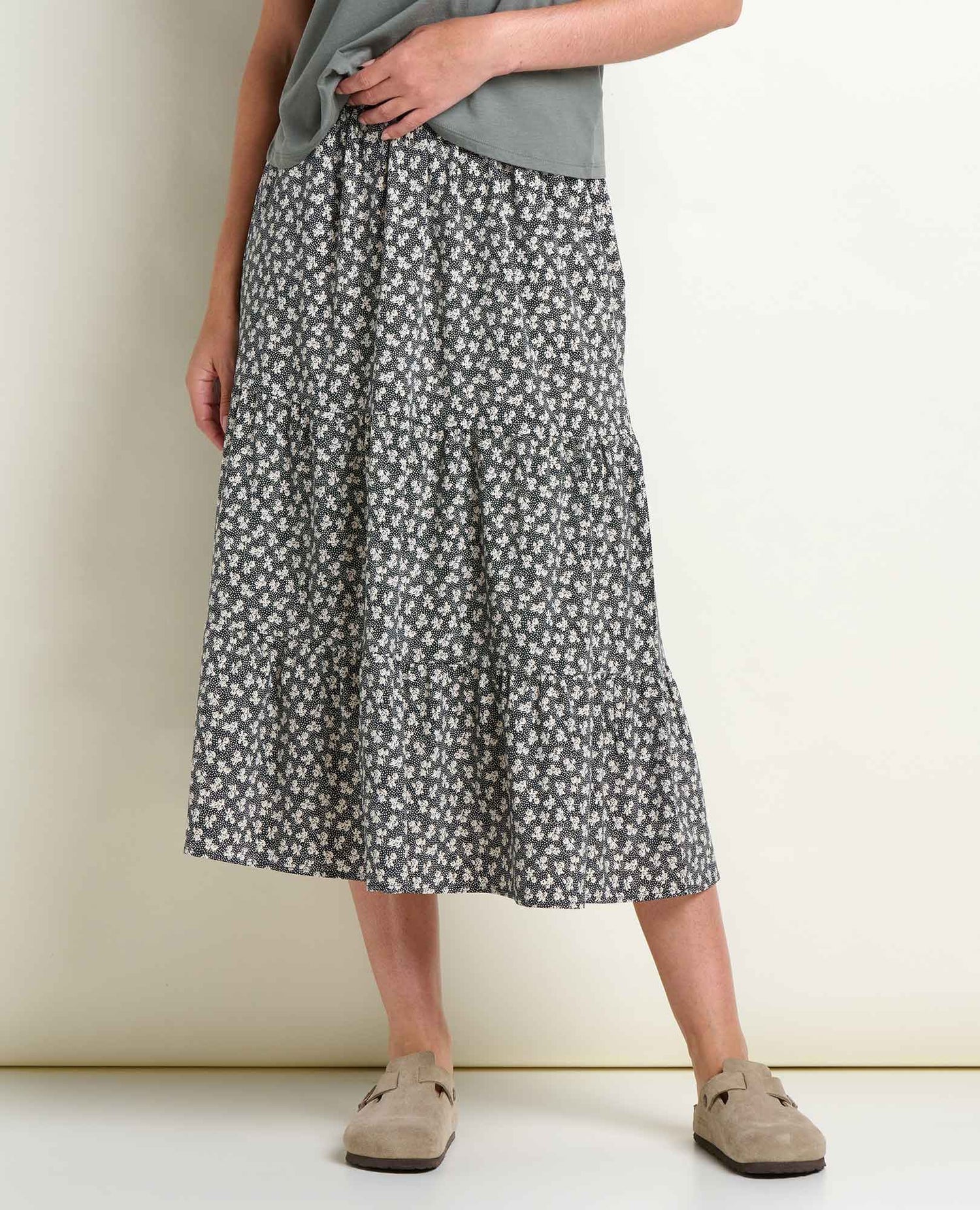 Toad & Co Sunkissed Tiered Midi Skirt