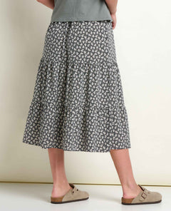 Toad & Co Sunkissed Tiered Midi Skirt