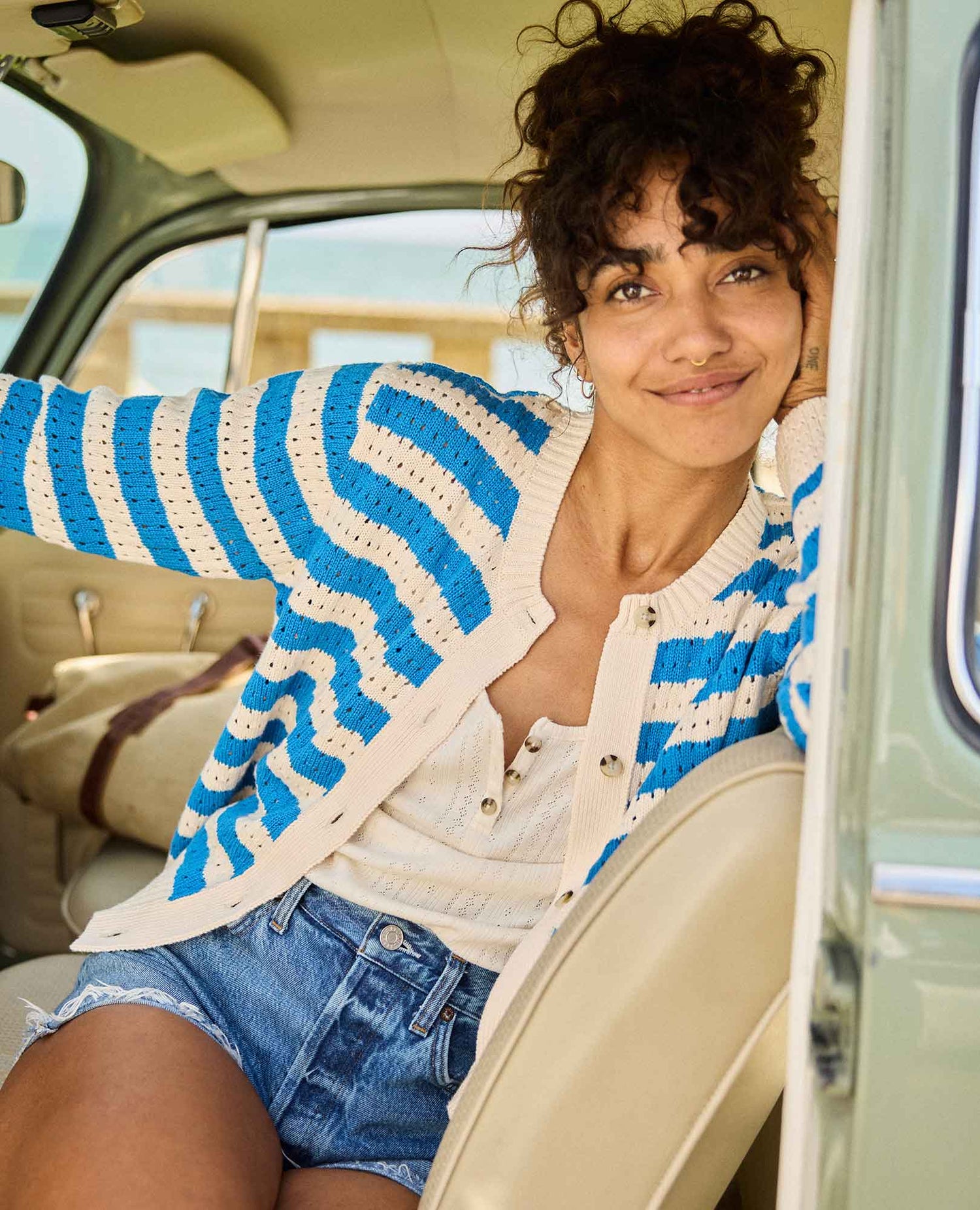 Toad & Co Bianca Pointelle Cardigan