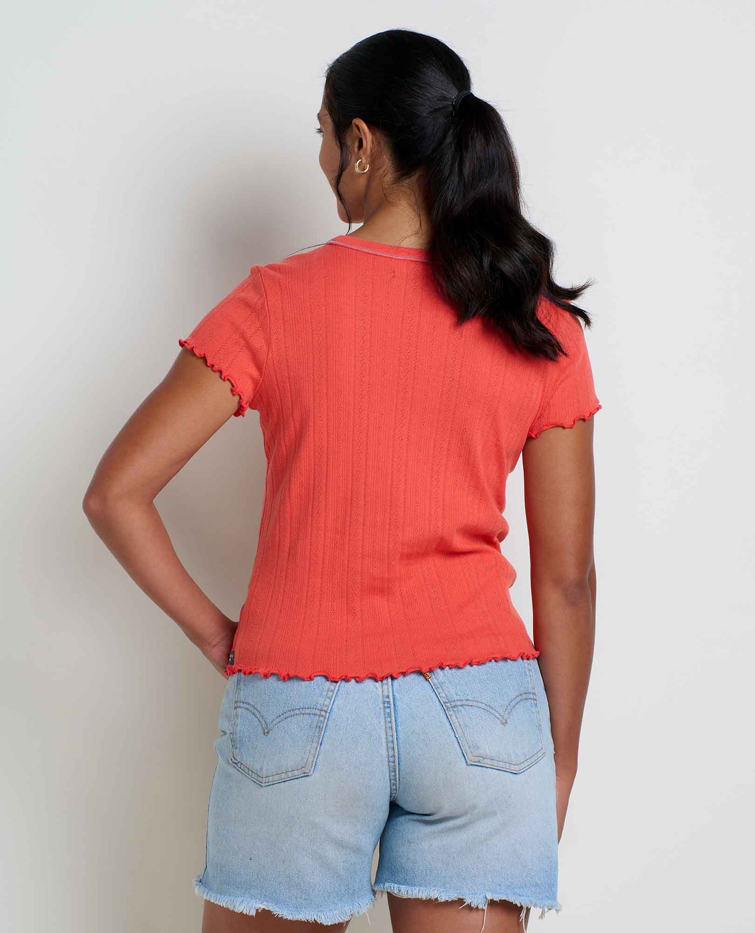 Toad & Co Foothill Cropped Baby Tee