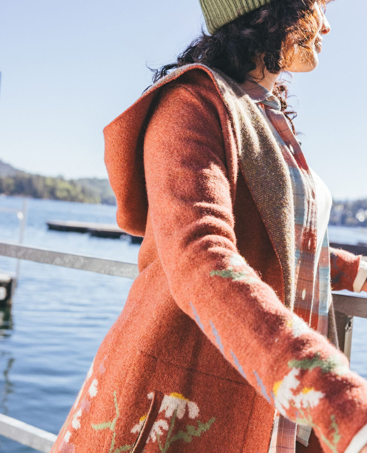 Toad & Co Heartfelt Merino Wool Open Front Cardigan Hoodie