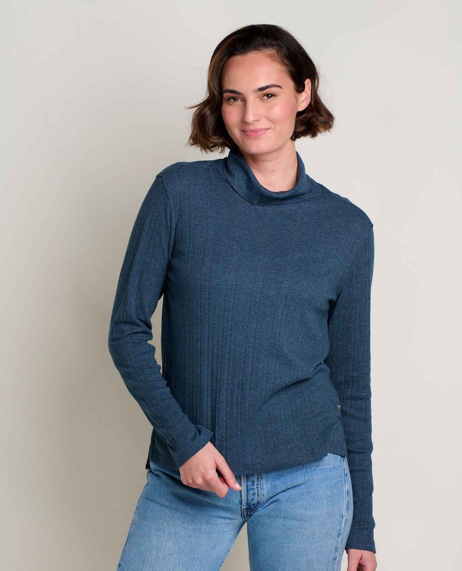 Toad & Co Foothill Pointelle Long Sleeve Turtleneck