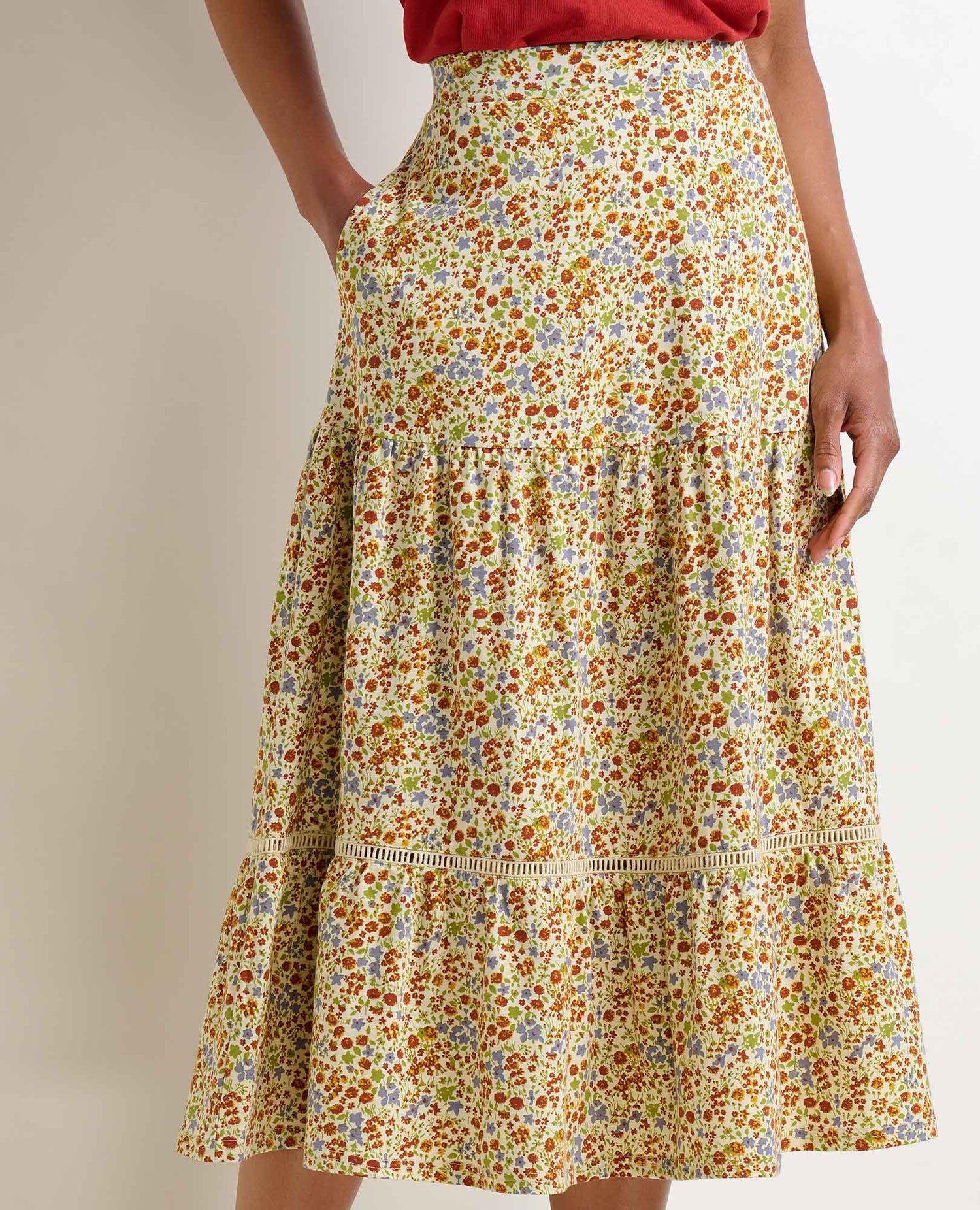 Toad & Co Marigold Tiered Skirt