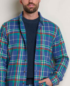 Toad & Co Pinevale Midnight Organic Cotton Flannel Shirt