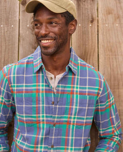 Toad & Co Pinevale Midnight Organic Cotton Flannel Shirt