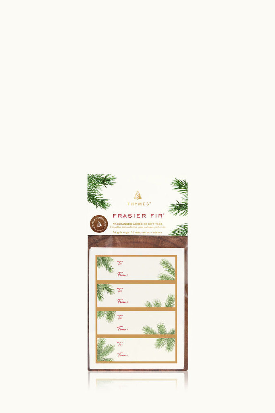 The Thymes Frasier Fragranced Adhesive Gift Tags