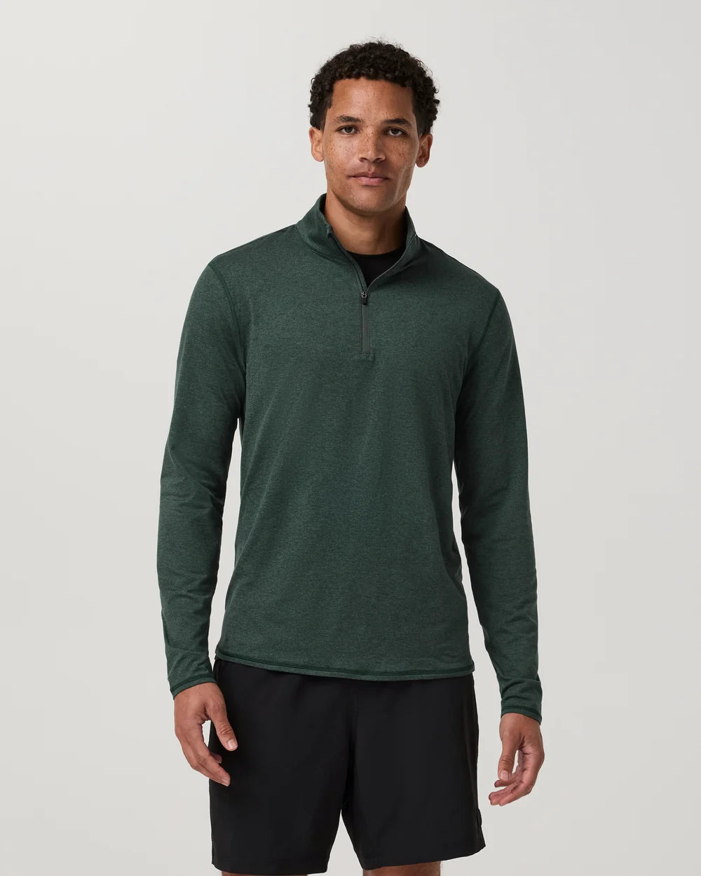 Vuori Ponto Performance Half Zip Mock Neck