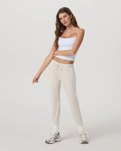 Vuori Performance Jogger LONG (Ecru Heather)