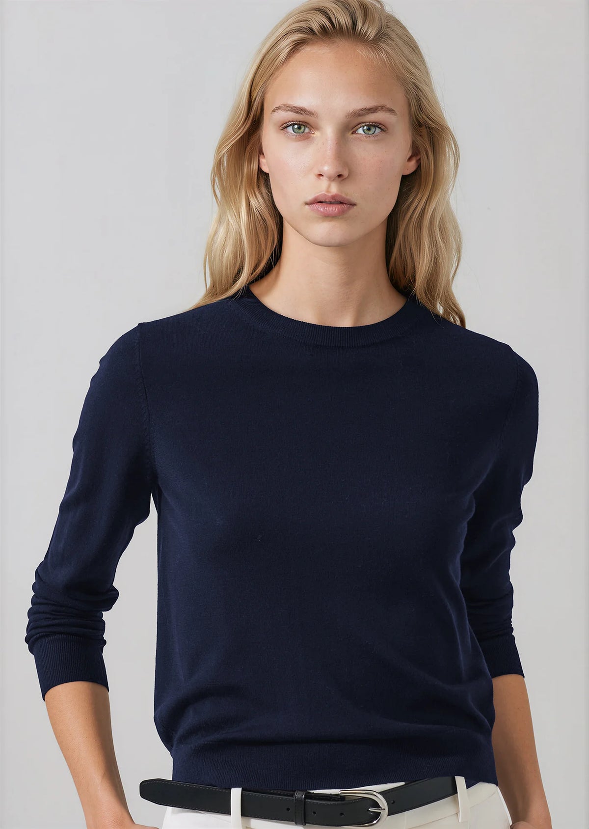 Patrick Assaraf Extra Fine Classic Crew
