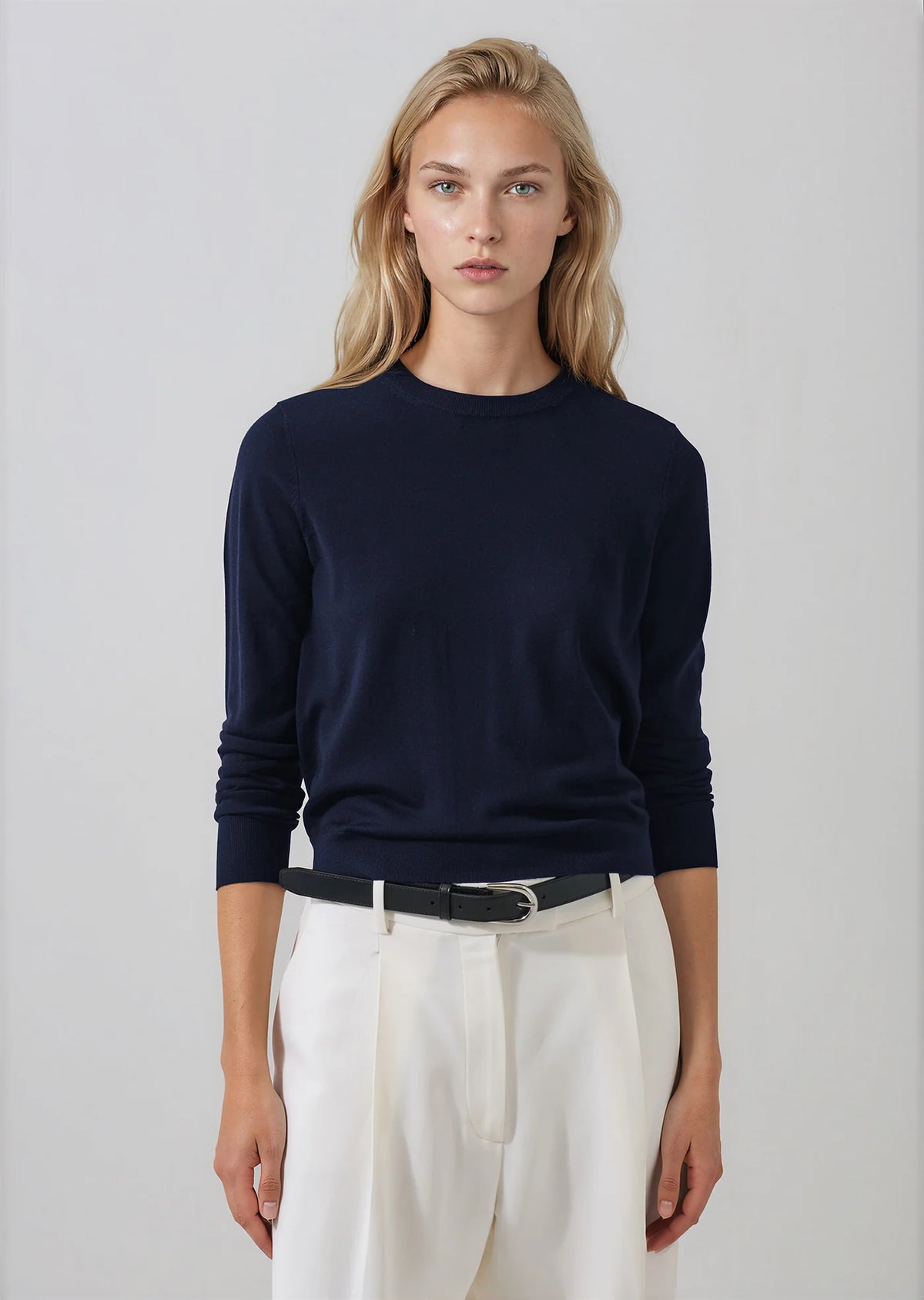 Patrick Assaraf Extra Fine Classic Crew