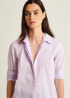 🇨🇦 Patrick Assaraf Cotton Stretch Relaxed Shirt