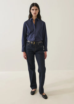 Patrick Assaraf Classic Stretch Cotton Shirt