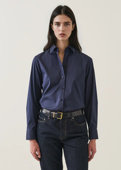 Patrick Assaraf Classic Stretch Cotton Shirt